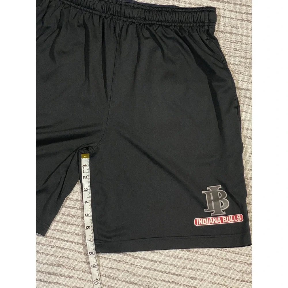 BSN Sports Indiana Bulls Mens Shorts Black Athletic‎ Training Medium RN 67238